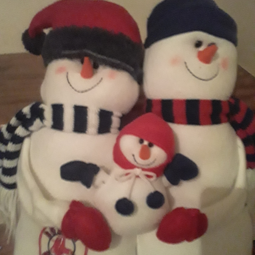 Boston Red Sox Authentic Snowmen Family